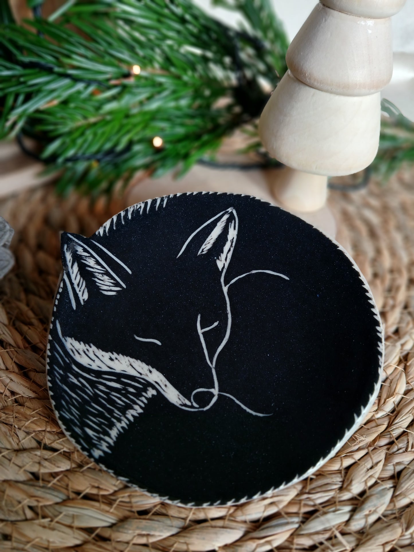 Coupelle Renard endormi