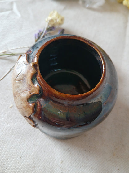 Petit vase "Sous le vieux chêne"