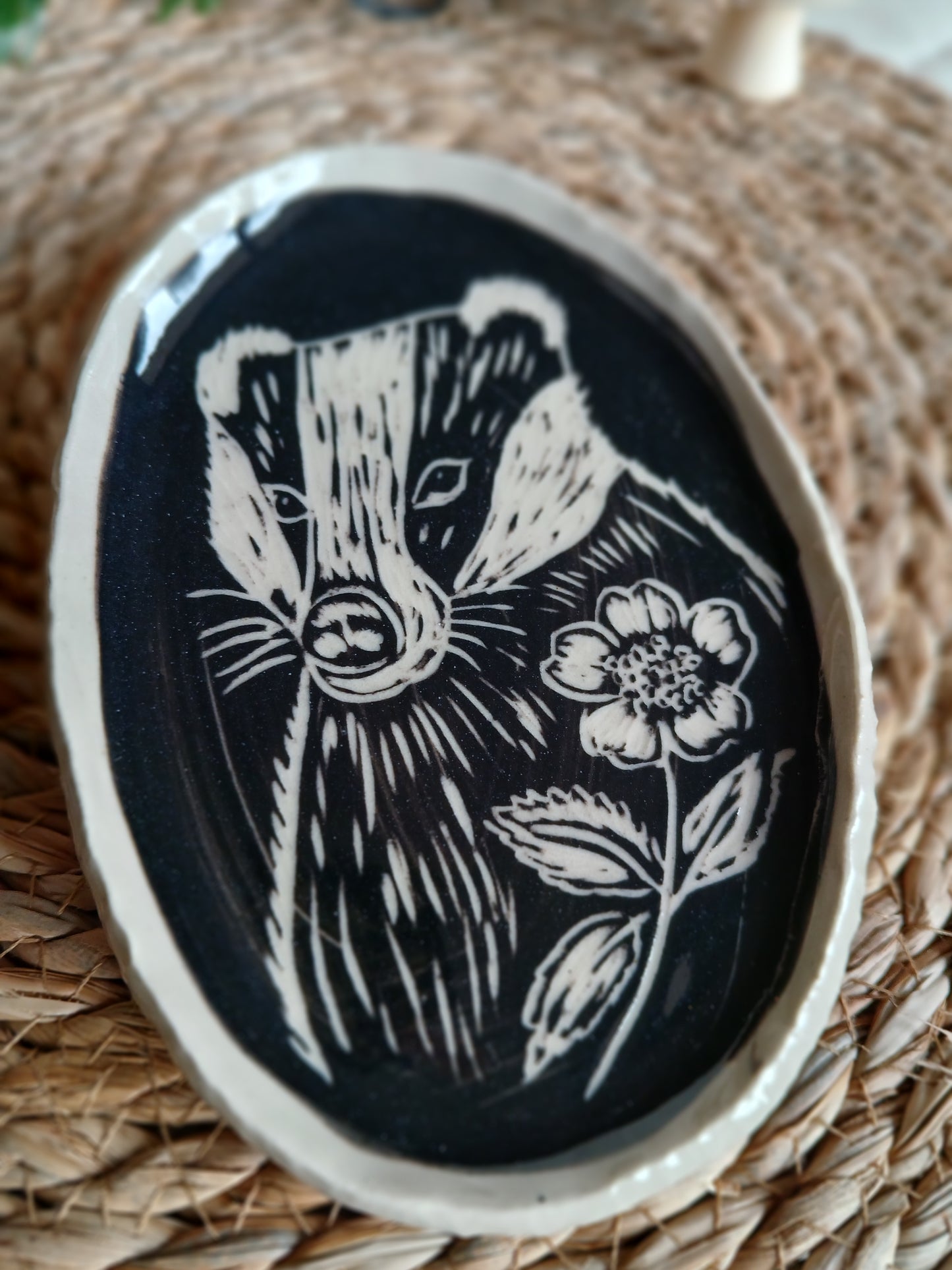 Coupelle hommage au blaireau