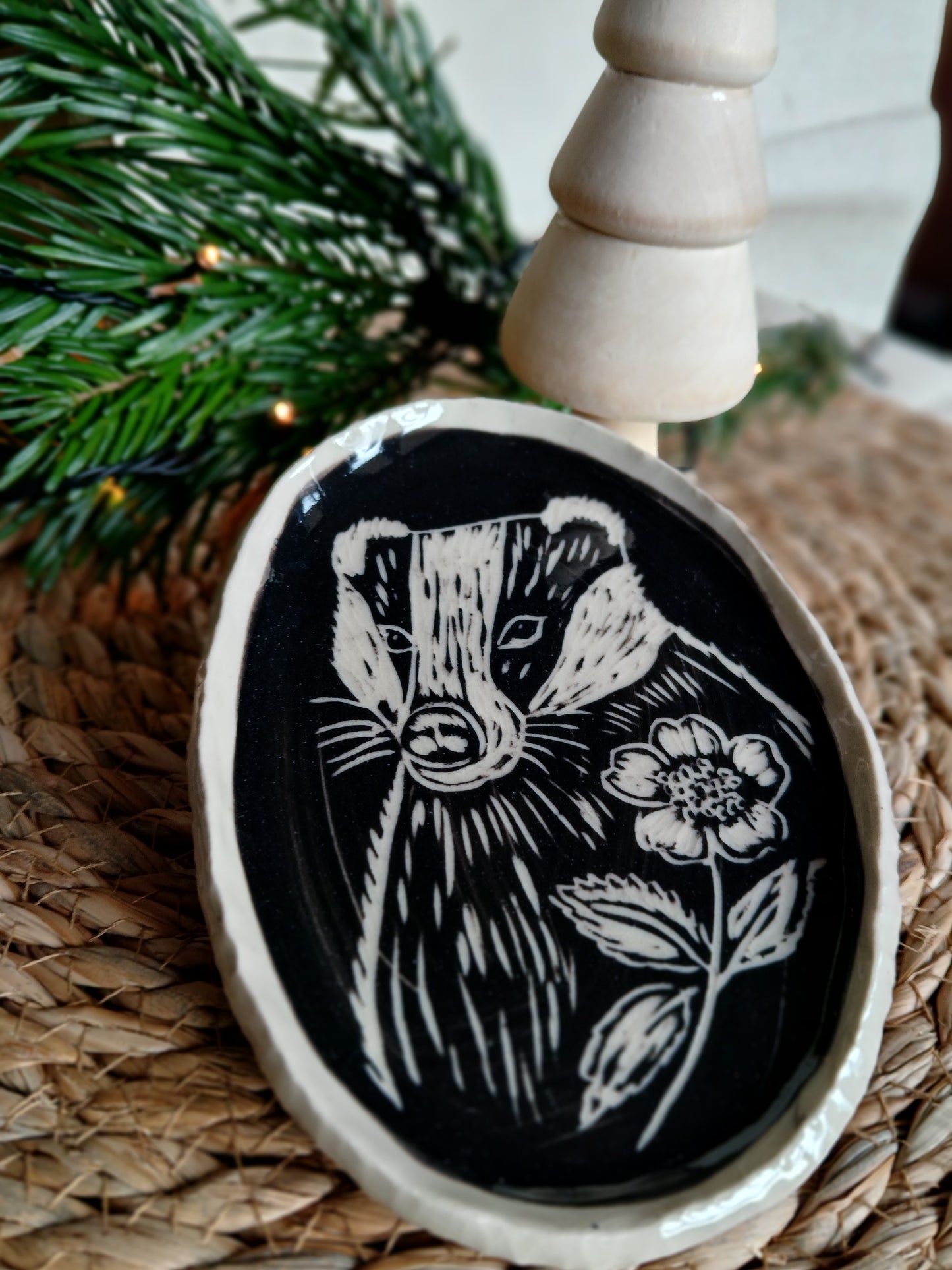 Coupelle hommage au blaireau