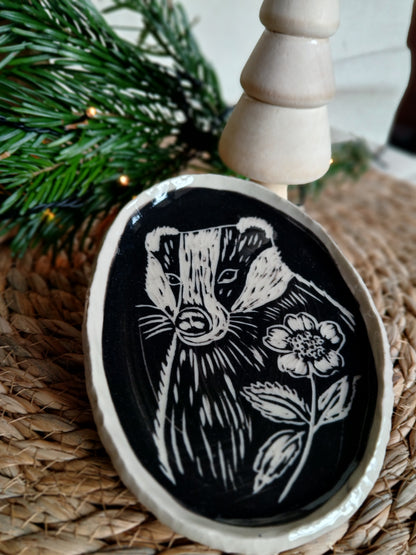 Coupelle hommage au blaireau