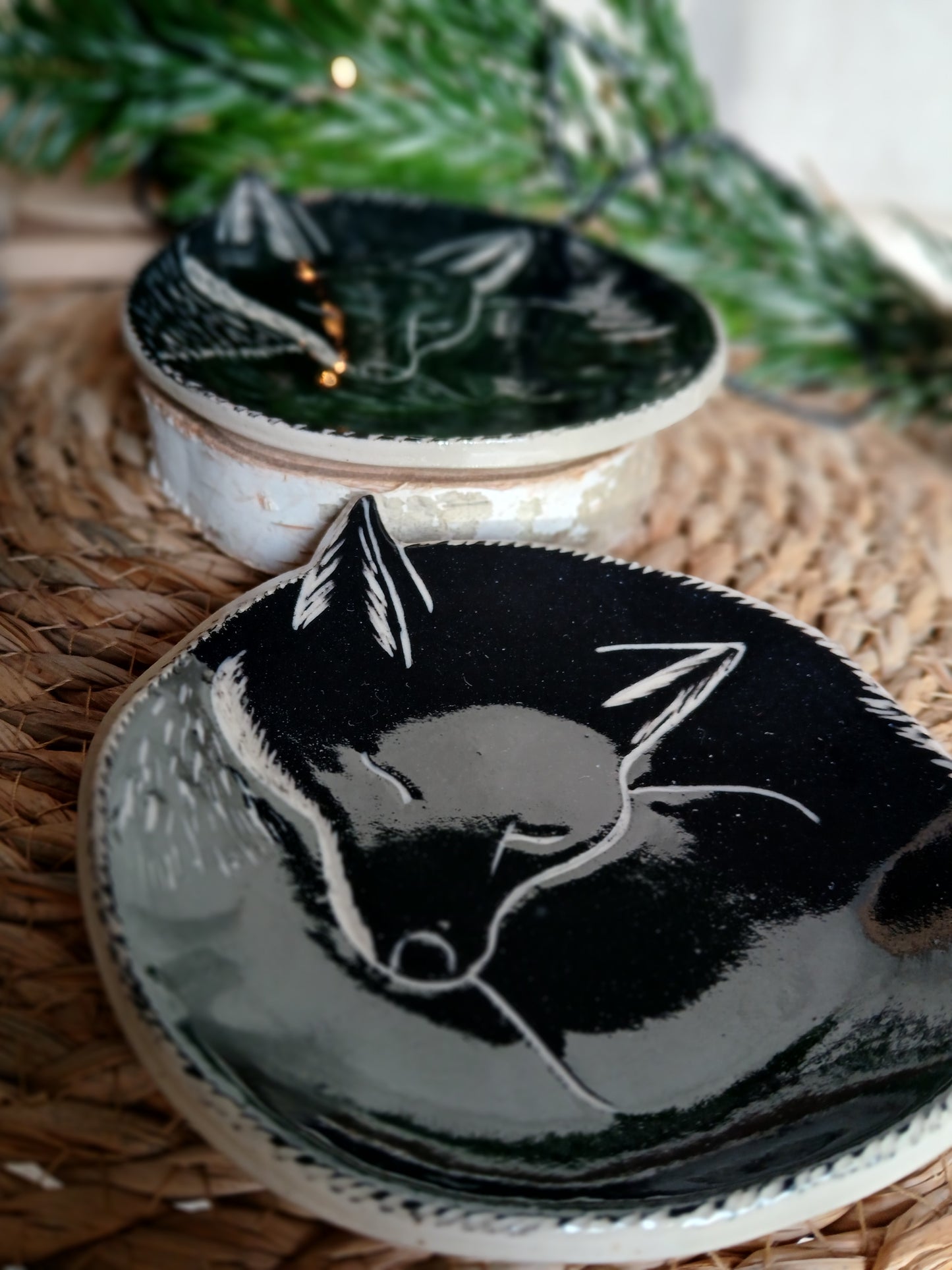 Coupelle Renard endormi